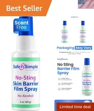 Skin Barrier Spray Odor-Free No Sting Adhesive Protective Barrier Spray