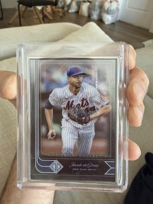 2021 TOPPS TRANSCENDENT #25 JACOB DEGROM *SILVER FRAMED BASE /95*  METS