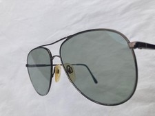 Vintage Marchon Men Sunglasses Frame Black Tone Metal Glasses 61 16 145