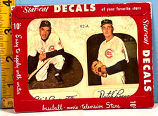 1952 Star-Cal Baseball Decals (W625) #92-A Phil Cavaretta & Dutch Leonard