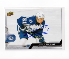DERRICK POULIOT autographed SIGNED '24/25 SYRACUSE CRUNCH Upper Deck AHL card
