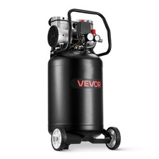 VEVOR Compresseur à Air Vertical sans Huile 50 L 1,5 kW 113 L/min à 6,2 bar