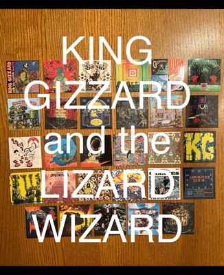 King Gizzard fridge magnets Lizard Wizard