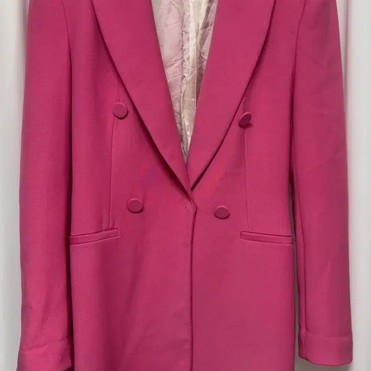 Zara Basic Double Button Pink Jacket Women - image 7