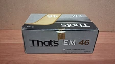 THAT'S EM 46 Audio Cassette Tape  high position box of 10pcs