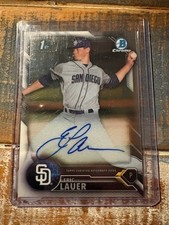 2016 Bowman Draft Eric Lauer Auto CDA-EL 1st Bowman Padres