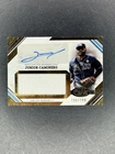 2025 Topps Tier One Junior Caminero Auto Jumbo Relic /199 Tampa Bay Rays