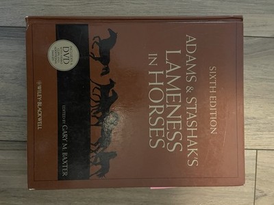 Adams & Stashak's Lameness in Horses Sixth Edition Baxter Hardcover DVD