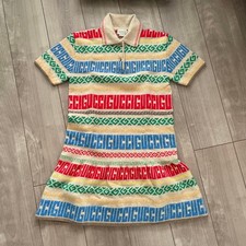 GUCCI Dress Kids Line Size S Excellent Condition Short Sleeve Knit