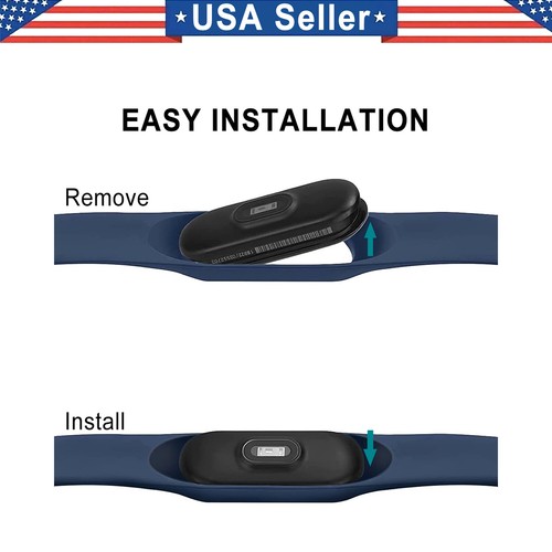 Miękka silikonowa opaska na nadgarstek pasek do Garmin Vivosmart 5 (rozmiar Large) - Zdjęcie 41 z 51