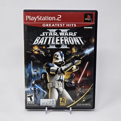 Star Wars: Battlefront II 2 (PlayStation 2 PS2) Greatest Hits CIB & TESTED