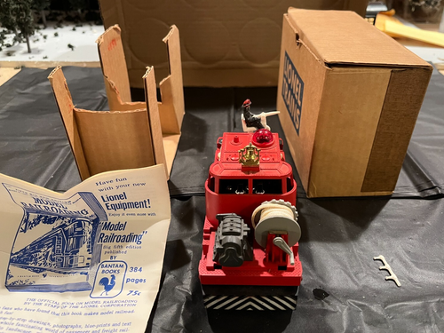 Lionel Postwar 52 Fire Car - includes box with insert and instruction - Picture 5 of 8