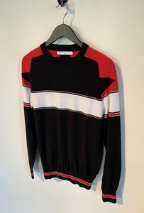 black white and red givenchy sweater