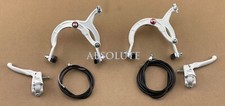 WHITE OLD SCHOOL BMX BIKE MX BRAKE CALIPER, CABLE&LEVER VINTAGE CRUISER BICYCLE
