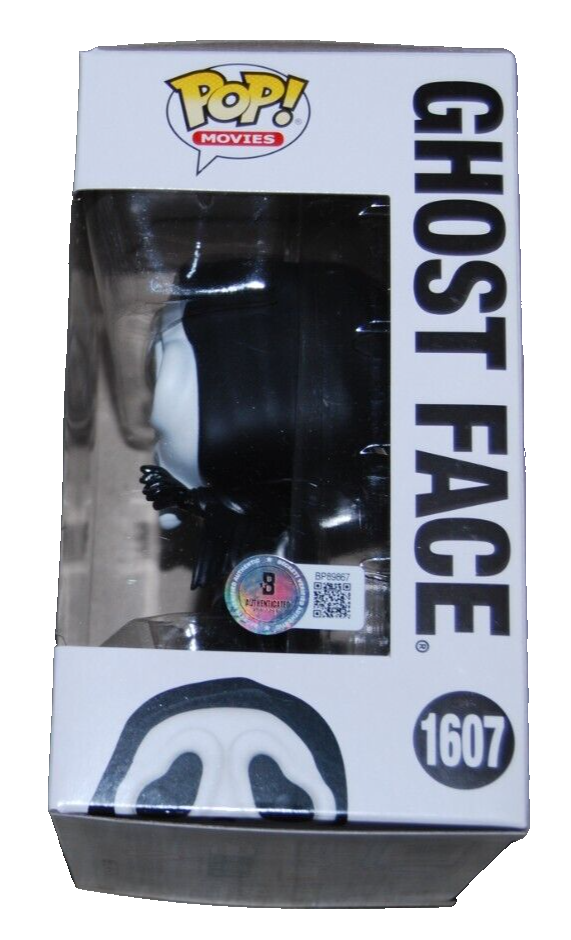 DERMOT MULRONEY signed (SCREAM) Ghost face #1607 Funko Pop BECKETT