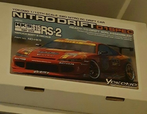 YOKOMO NITRO DRIFT D1 SPEC RC CAR HKS 