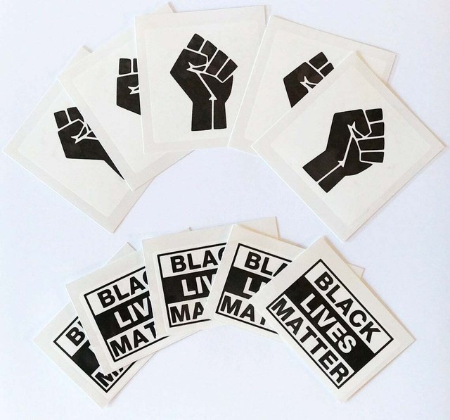 Black Lives Matter Temporary Tattoos BLM George Floyd ...