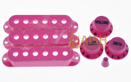 Purple ST Style Knobs,ST Single Coil Pickup Covers and 5 Way Switch Tip - Picture 2 of 2