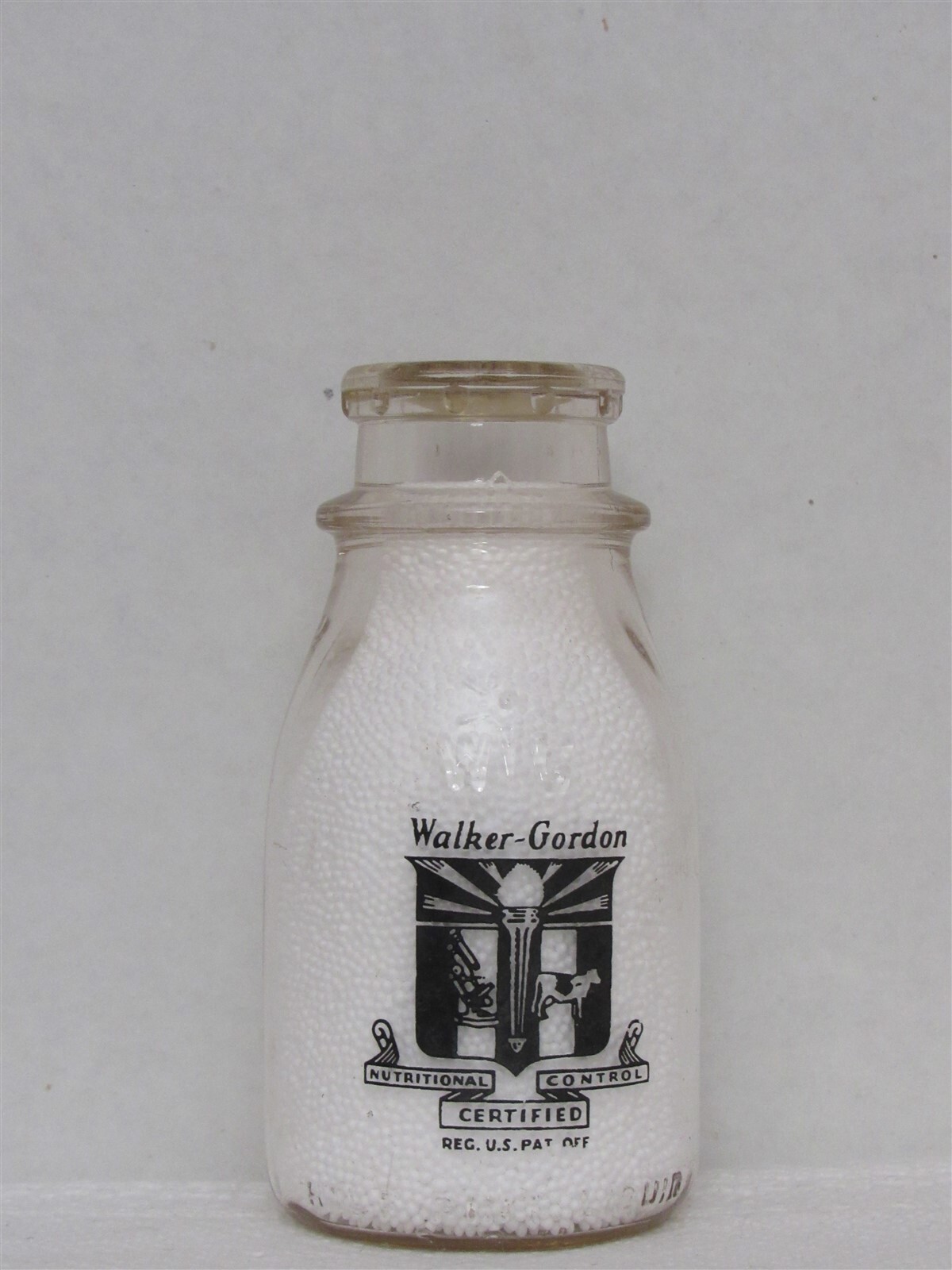 TRPHP Milk Bottle Walker Gordon Dairy Farm Plainsboro NJ MIDDLESEX