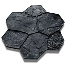 Imprinted Concrete/Concrete Imprinting Mats -Random Stone Stamp Mat -75cm x 75cm
