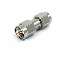2pcs RF Coax Adapter SMA Male Plug to SMA Male Teflon Insulation Nickel Body