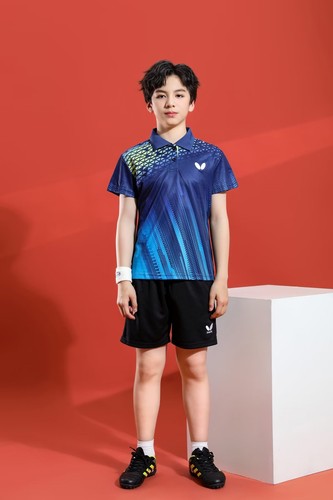 Hot Butterfly Table tennis T-shirt and Shorts Sports Suit Quick Dry Adult Kid - Bild 11 von 12