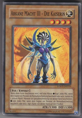 YU-GI-OH Arkane Macht III Die Kaiserin Common LODT-DE010