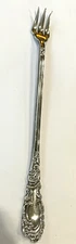 Cocktail Seafood Fork Silver Plate Aldine 1895