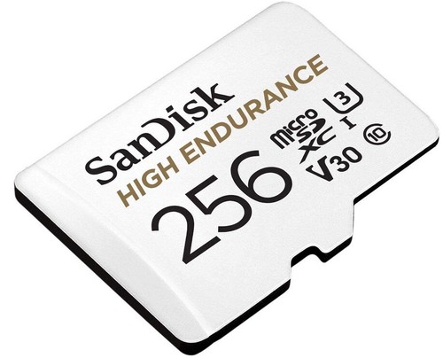 SanDisk High ENDURANCE microSD 256GB R/W 100/40 Security Camera Dash Cam SDSQQNR - 第 2/2 張圖片
