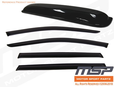 Rain Guard Visors Deflector Out Channel & Sunroof 5pcs 2008-2014 Scion xD