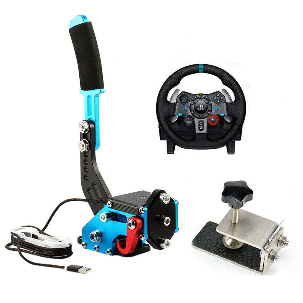 USB Handbrake SIM For Racing Games Logitech G27 G25 G29 T300 T500 Blue eBay