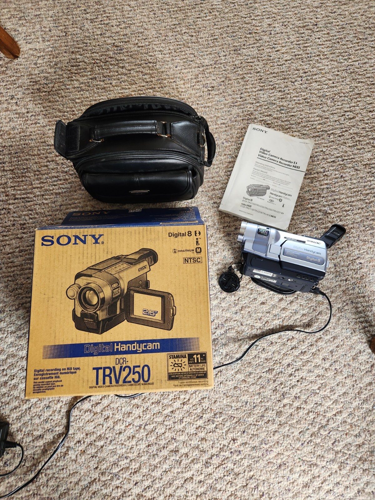 Sony Handycam DCRTRV250 Digital8 Camcorder 272426214730 eBay