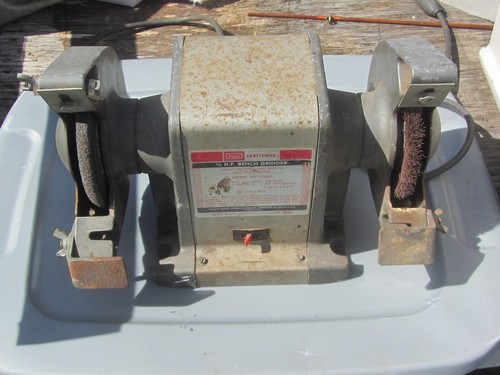 Vintage Craftsman I/4HP Bench Block Grinder Model 397.19300 - Picture 3 of 3