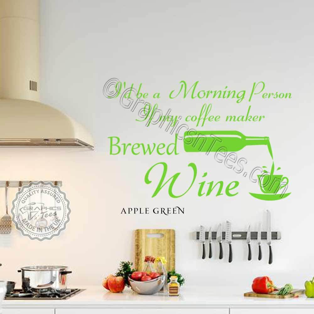 VWAQ I Love to Cook with Wine Wall Decal Sign - Funny Kitchen Quotes Decor,  1 - Kroger