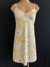 Zimmermann Size XS Floral Slip Dress Nightgown V-Neck Stretch Knit