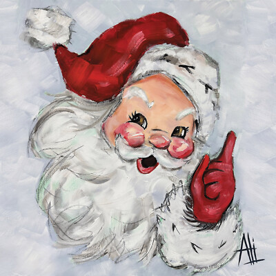 20 Servietten, Serviettentechnik  Jolly St. Nick Santa Nikolaus ppd, 33x33