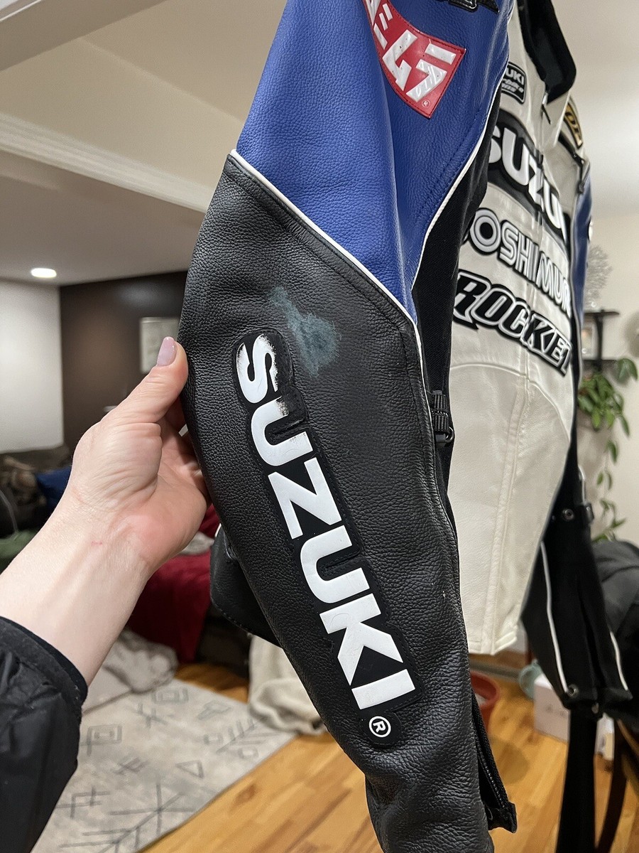Joe Rocket SUZUKI GSXR Moto Racing Motorcycle Leather Jacket