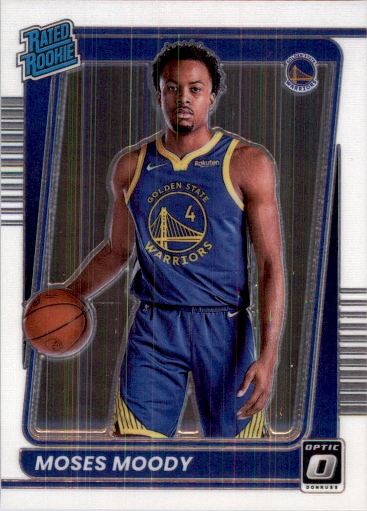 2021-22 Donruss Optic Rated Rookie MOSES MOODY Golden State Warriors #184