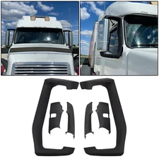 For Volvo VNL Truck 2004-2023 Mirror Arm Cover Black Driver & Passenger Side