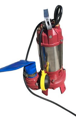 Tauchpumpe / Schmutzwasserpumpe mit Schneidwerk aus Kohlenstoffstahl