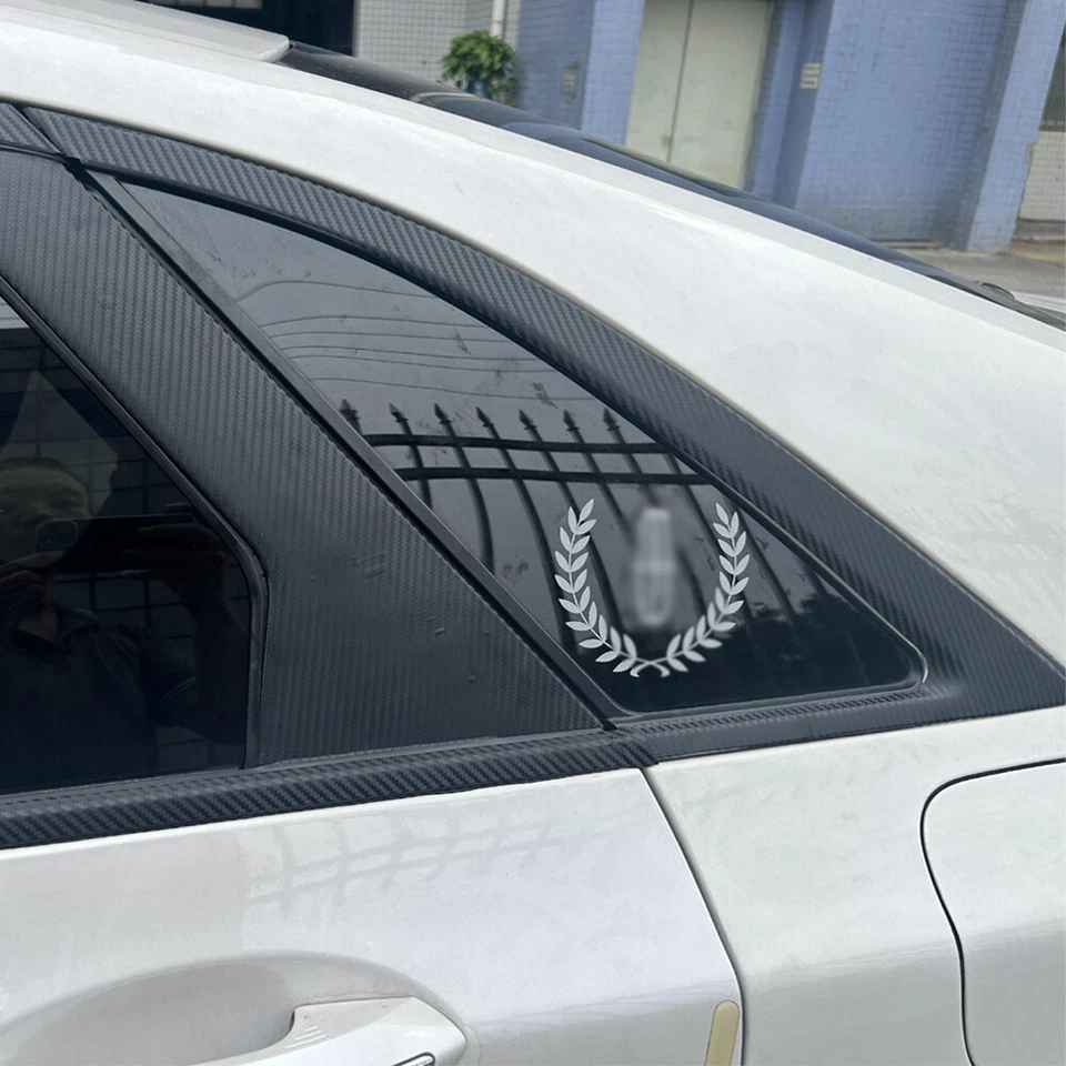 Matte/Glossy Black Chrome Delete Window Trims For Lincoln MKZ 2013-2020 Foto 4 de 4