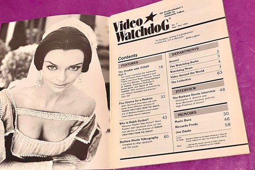 VIDEO WATCHDOG MAG # 7, Barbara Steele, Track of the Vampire, and Dark Shadows - Picture 4 of 5