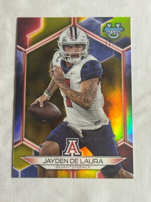 2023 Bowman Best U Yellow Jayden De Laura /75 #67 Arizona (A)