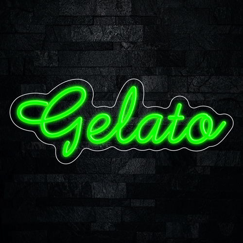 Gelato LED Neon Sign 21"L x 8"H #33116 - Picture 1 of 3