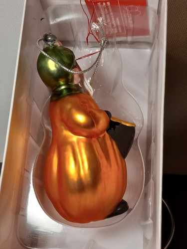 DEPT 56 HALLOWEEN PUMPKIN COSTUME KID Blown Glass Ornament TRICK or TREATE 33912 - Picture 11 of 12