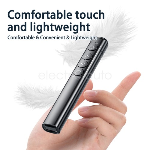 Presentation Clicker Remote Laser Pointer Cat Toy USB Wireless Presenter Remote - Photo 9/18