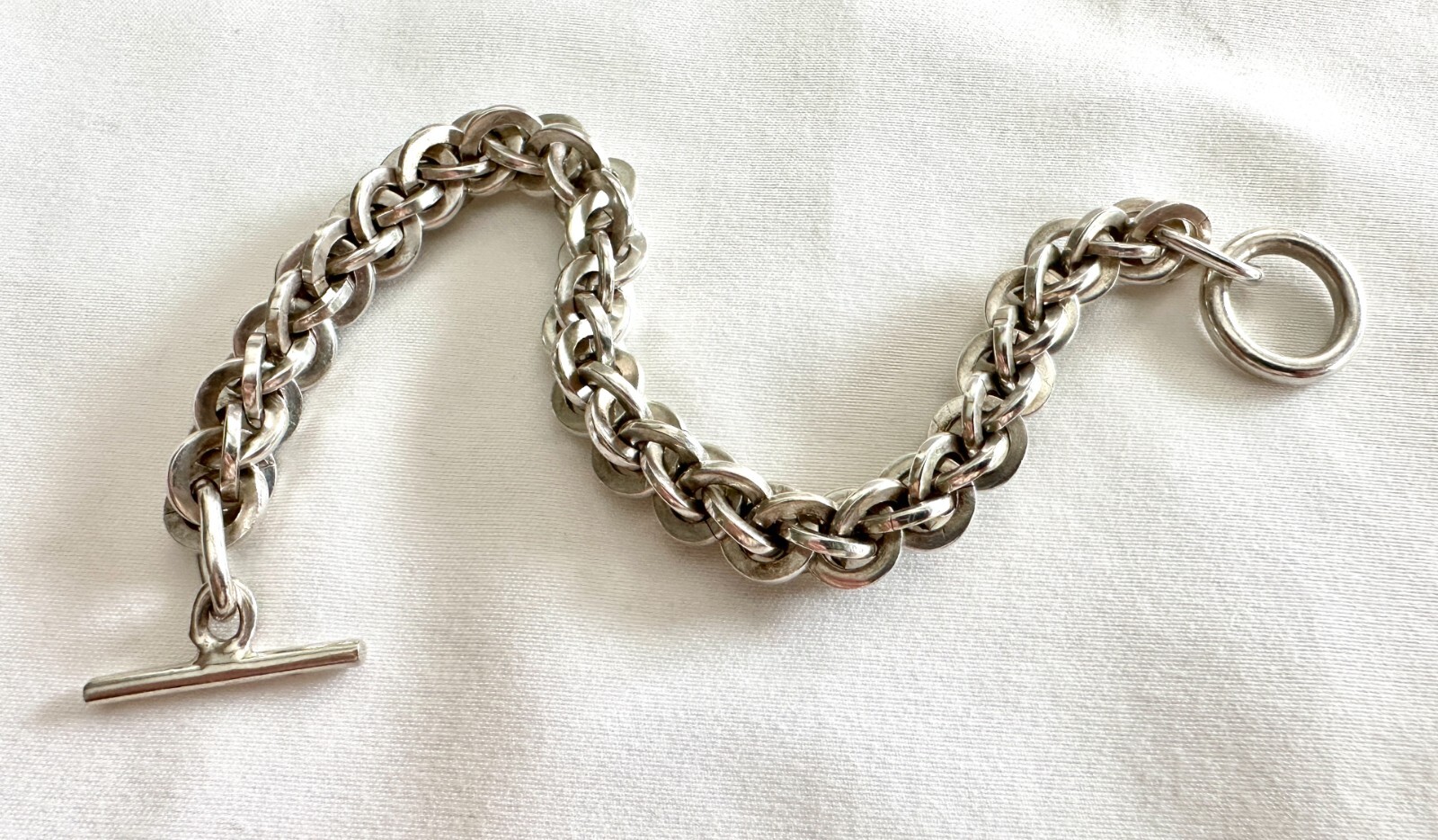 UNIQUE STERLING SILVER SOLID CHAINMAIL 39 GRAM TO… - image 2