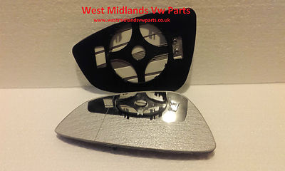 NEW VW SCIROCCO 2008-2014 DRIVER SIDE HEATED DOOR MIRROR GLASS Aspherical 
