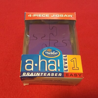 a-ha! brainteaser jigsaw new open box Thinkfun | eBay
