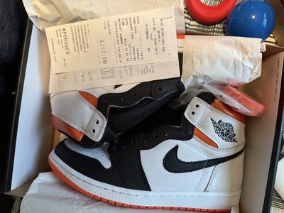 Nike Air Jordan 1 Retro High OG Electro Orange 2021 (555088-180) Size 9 In Mens